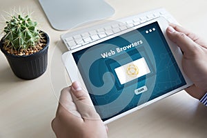 browser http man use computer Web Browsers Online Networking Con