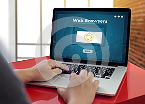 browser http man use computer Web Browsers Online Networking Con