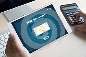 browser http man use computer Web Browsers Online Networking Con