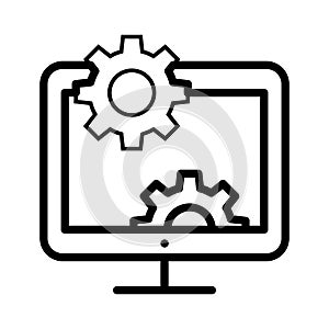 Browser Isolated Vector icon which can easily modify or edit