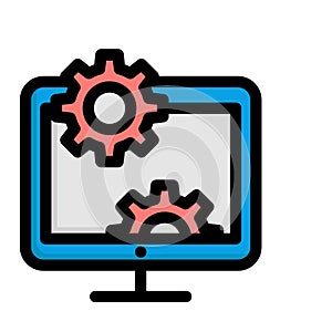 Browser Isolated Vector icon which can easily modify or edit