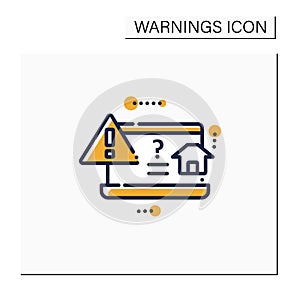 Browser notification color icon