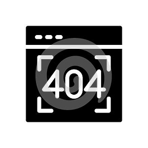 Browser vector glyph flat icon