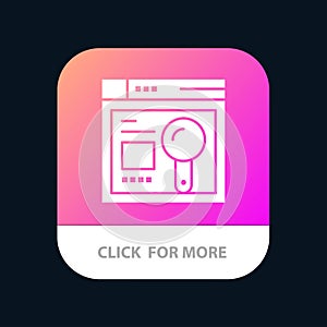 Browser, Web, Search, Education Mobile App Icon Design