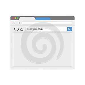 Browser Window Mockup, Website Template, UI Design Element