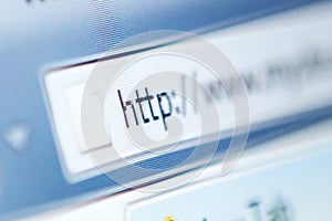 Browsing bar on the screen