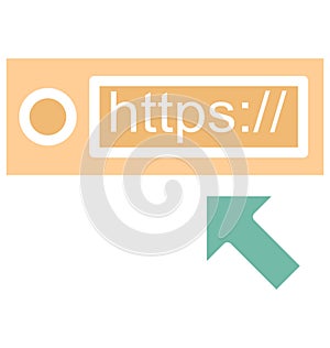 Browsing Isolated Vector Icon which can easily modify or edit