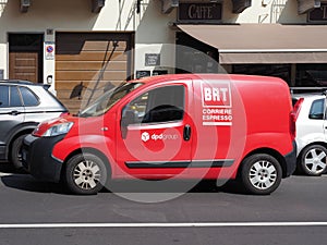 BRT DPD courier van in Turin