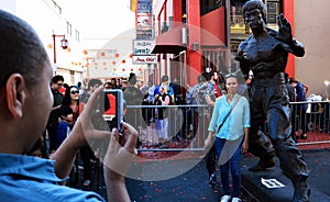 Bruce Lee chinatown losangeles