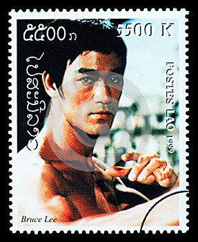 Bruce Lee Postage Stamp