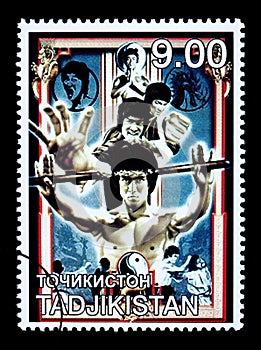 Bruce Lee Postage Stamp