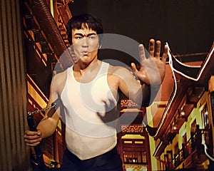 Bruce Lee Wax Statue Hollywood Wax Museum