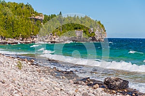 Lake Huron in Bruce Peninsula National Park, Ontario, Canada