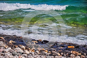 Lake Huron in Bruce Peninsula National Park, Ontario, Canada