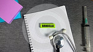 Brucella writing concept