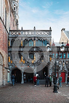 Basilica of the Holy Blood, Bruges, Belgium.