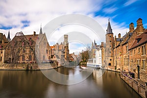 Bruges, Belgium Night Scene