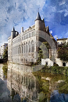 Bruges canal, Belgium