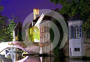 Bruges at night