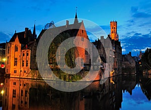 Bruges by Night, Belgium