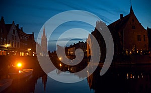 Bruges at night