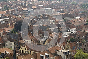 Bruges rooftops