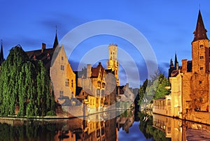 Bruges at twilight