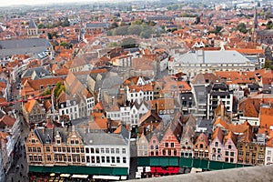 Bruges view from above
