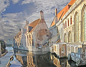 Brugge - Old Hospital and Canal