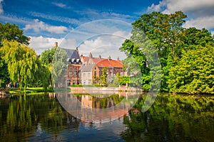 Brugge sunny cityscape