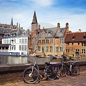 Brugge view, Belgium
