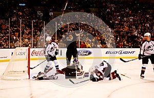 Bruins score (Milan Lucic).