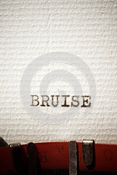 Bruise concept view