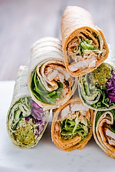 Brunch idea, healthy wrap