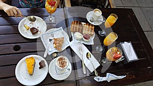 Brunch table bar restaurante tasty food photo