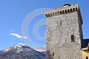 Der Turm aus Alpen 