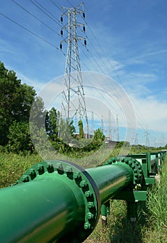 Brunei. Crude Oil Pipe