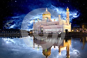 Brunei Mosque with img