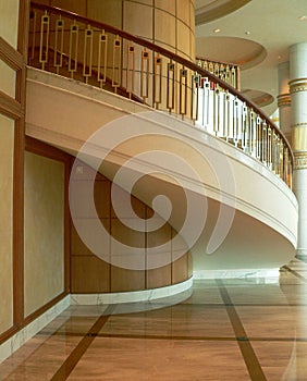 Brunei. Open Stairwell