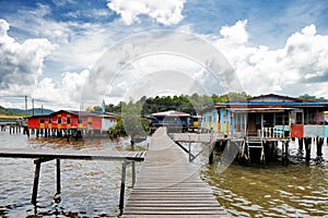 Brunei's famed water village