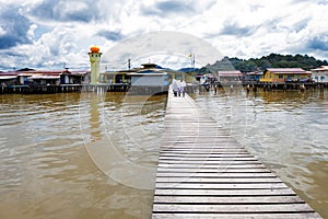 Brunei's famed water village