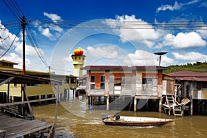 Brunei's famed water village