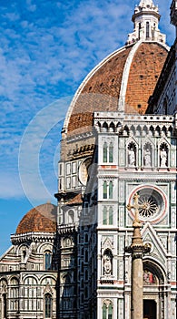 Brunelleschi dome and Santa Maria in Fiore in Florence