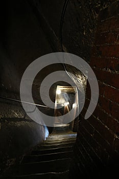 Brunelleschi`s dome narrow stairs