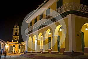 Brunet Palace by night, Trinidad, Cuba