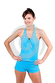 Brunette Woman In a Bikini