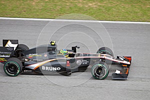 Bruno Senna at the Malaysian F1