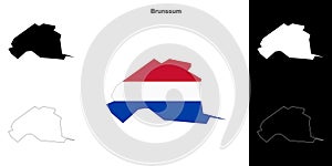 Brunssum outline map