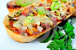 Bruschette with vegetable