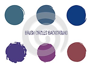 Brush Circles Backdrop